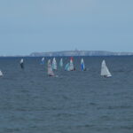 Sailing Regatta with Isle of May in background